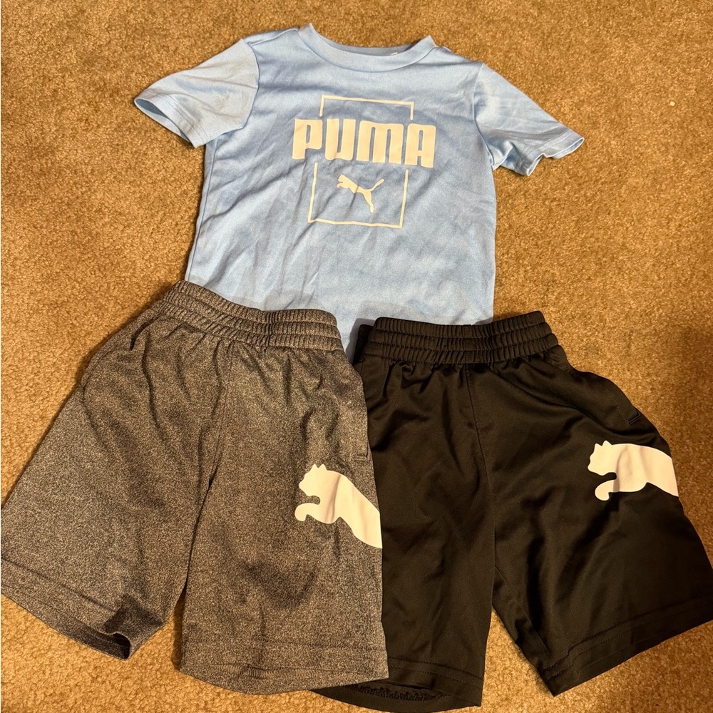 Puma shirt and shorts bundle